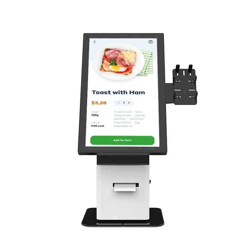 Desktop Self Ordering Kiosk Android System Self Service Payment Kiosk Restaurant Tablet Touch Screen Kiosks