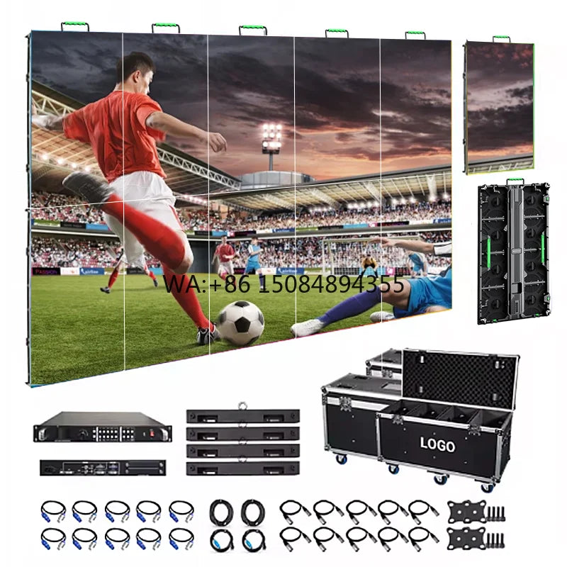 2.4m X 3m Complete System P2 P2.6 P3.9 P4.81 Led Display 500x1000mm Led Panel Backdrop Outdoor Rental Led Screen
