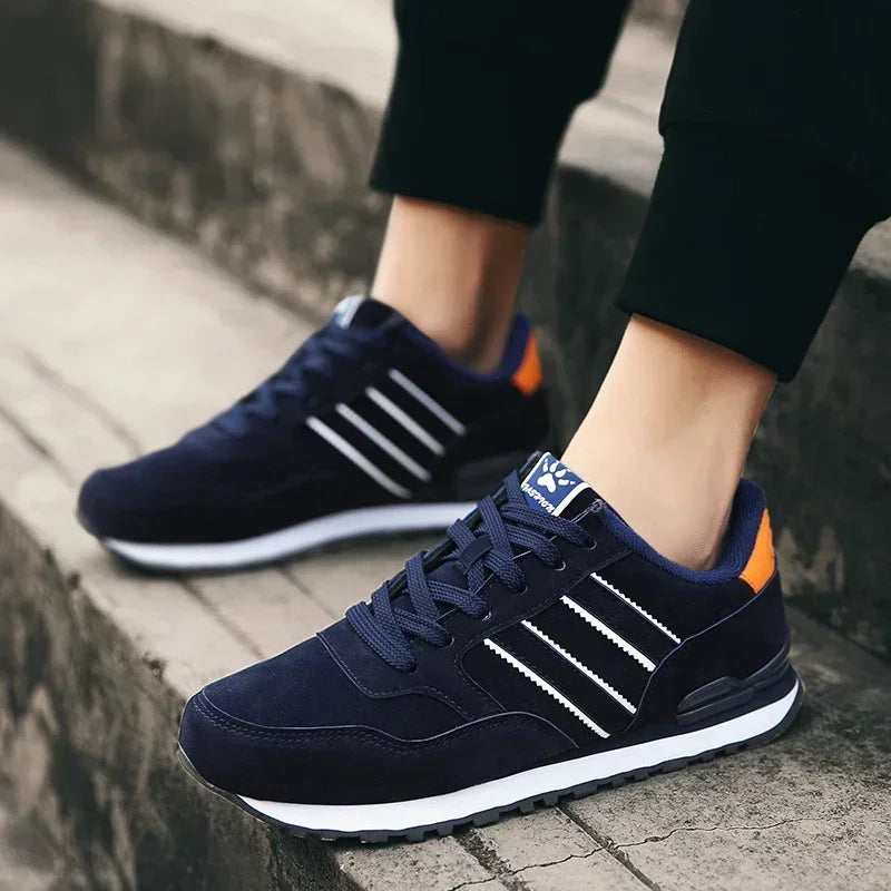 High Quality Men's Sneakers Leather Casual Shoes Autumn 2022 New Breathable Men Shoes Tenis Male Flat Shoe Zapatillas Hombre