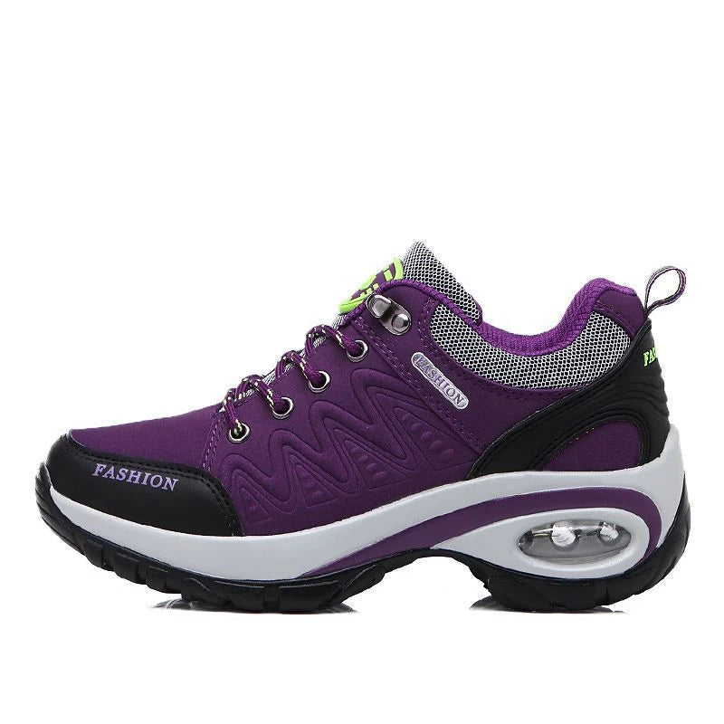 Casual Shoes For Spring And Autumn For Women, Thick Sole Shock-Absorbing Cushion Outdoor Shoes Middle-Aged Mother Travel Shoes