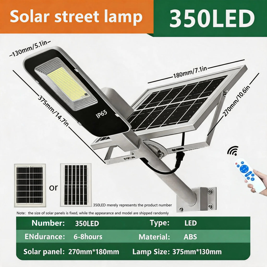 High Quality Outdoor Solar Street Light with Long-Term Operation, Automatic Sensing, Waterproof, High-Power Solar Street Light