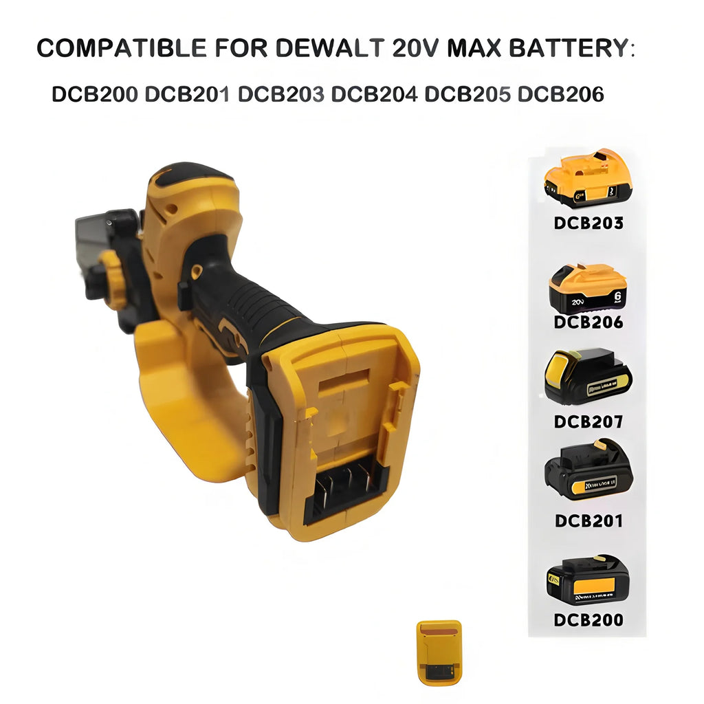 High-Power 1380W Brushless 8 Inch Chainsaw Auto Oiler Electric One Click Adjust Chain Saw Power Tools For DeWALT 18V 20V Battery
