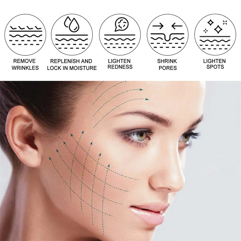 Retinol Anti-Wrinkle Face Serum Anti-Aging Lifting Firming Fade Fine Lines Improve Skin Dullness Moisturizing Care Beauty Health