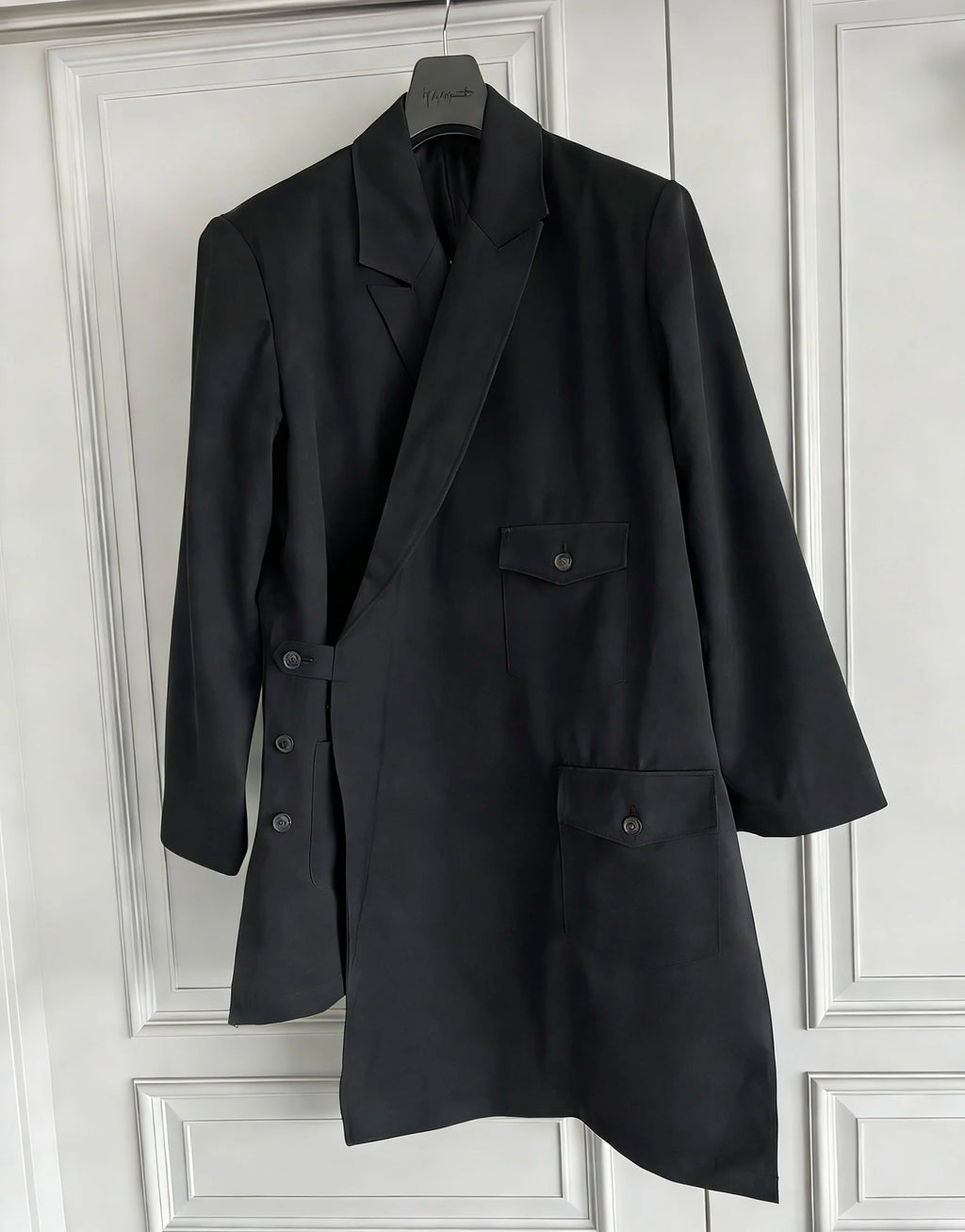 TOP-YAMAMOTO Original Design, original multi-functional deconstructed casual wool jacket, Yamamoto style coat