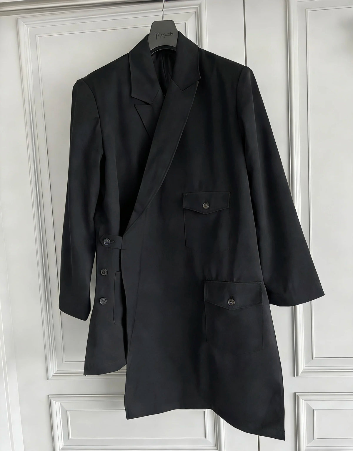 TOP-YAMAMOTO Original Design, original multi-functional deconstructed casual wool jacket, Yamamoto style coat