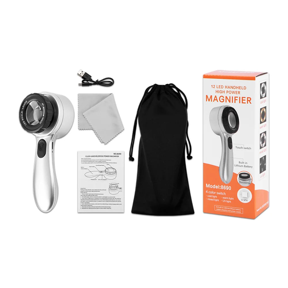 Wireless Dermatoscope Scalp Skin Analyzer Machine Facial and Body Analyzer Electronics Microscope Beauty Health Profession