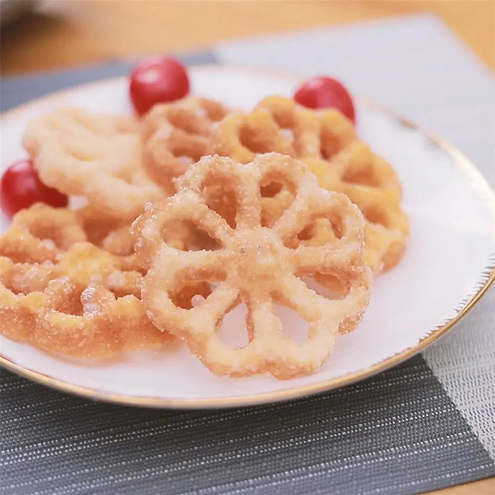 Baking Tools Kitchen Gadgets Timbale Molds Funnel Cake Maker Bunuelos Mold Swedish Rosette Cookie Bake Mold Iron MakerWaffle