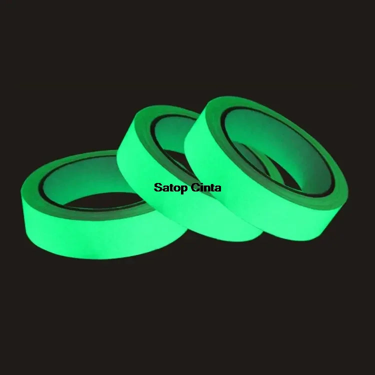 5M Green Luminous Safety Warning Strip Glow In The Dark Tape Self-Adhesive Stickers For Stage Stair Steps Home Marking Exit Sign