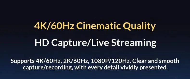 UGREEN 45645 CM758 HDMI Video Capture Card 4K 60Hz Capture and Loop-Out for Camera Console PC Live Streaming
