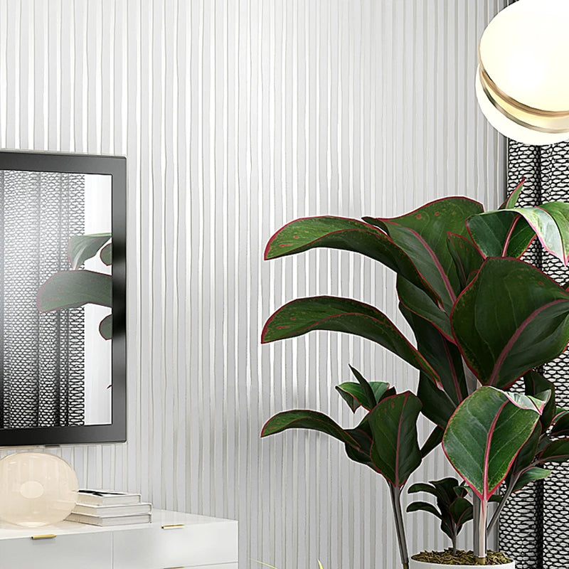 Modern Vertical Stripe Wallpaper Pink Blue Striped Living Room Decor TV Wallpapers 3d Elegant Home Decoration Wall Papers