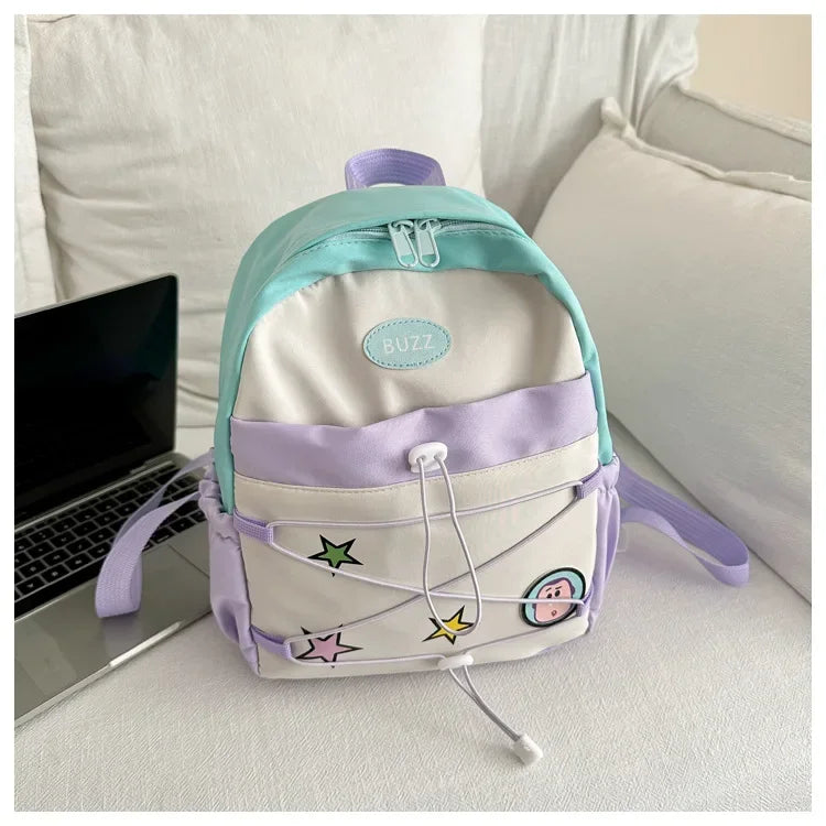 Cartoon Fashionable and Casual Women's Backpack Cute Cow Print Backpack Soft and Durable Fabric Backpack Suitable for Daily Use