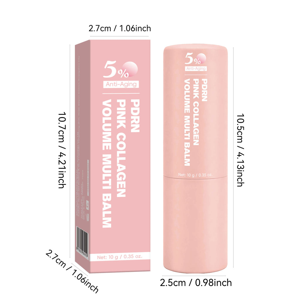 PDRN Pink Collagen Volume Multi Balm | All In One Volufiline, PDRN, NAD Stick ,Helping Look of Fine Lines, Firming Care,Lip Care