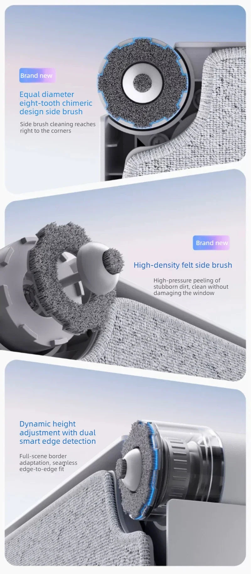 ECOVACS W2S PLUS Window Cleaning Robot Multi Functional Automatic Electric Window Glass Cleaner Smart Cleaning Machine