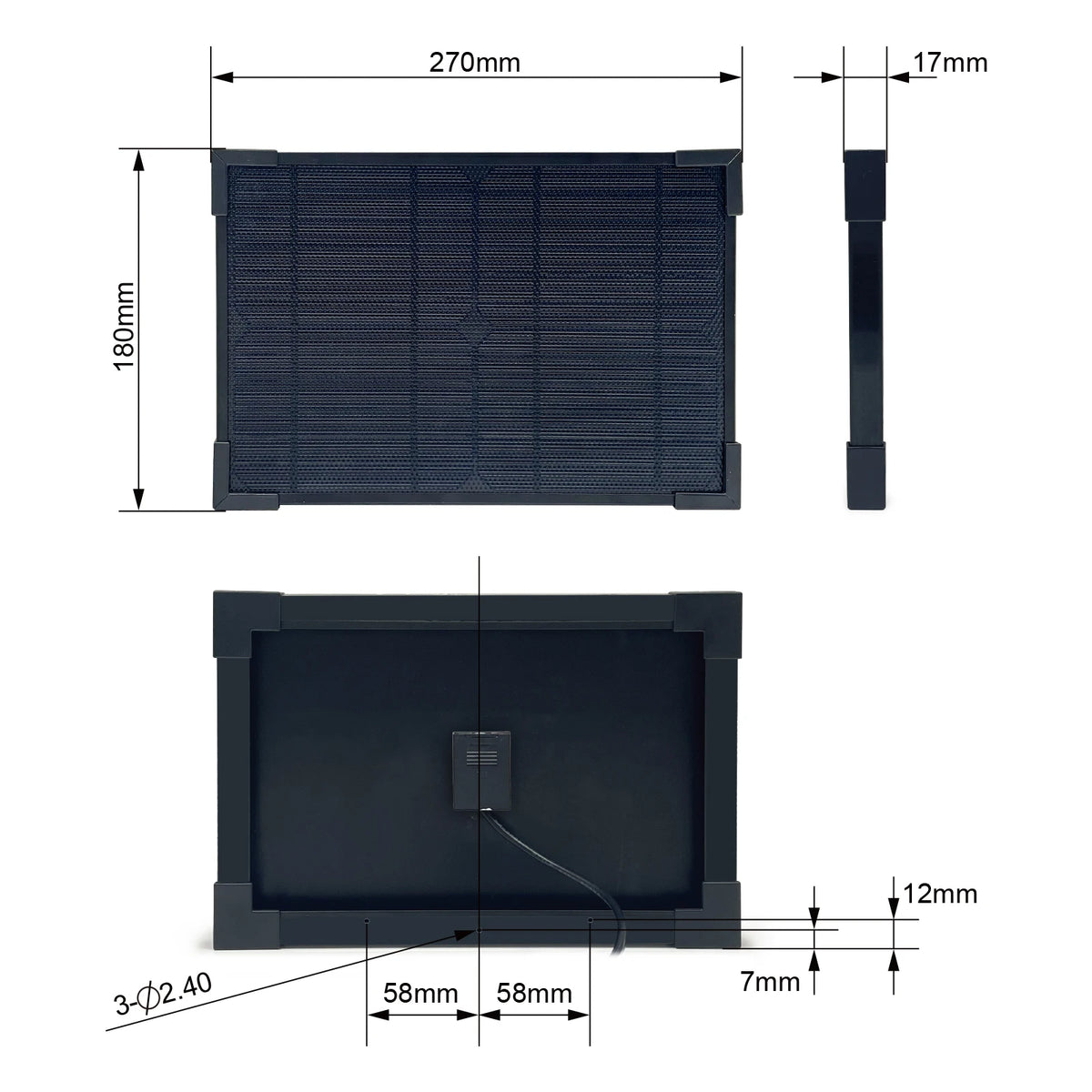 Ecowitt WS6210_C / WS6210S_C 4G & Wi-Fi Weather Station Mobile Gateway with Solar Panel