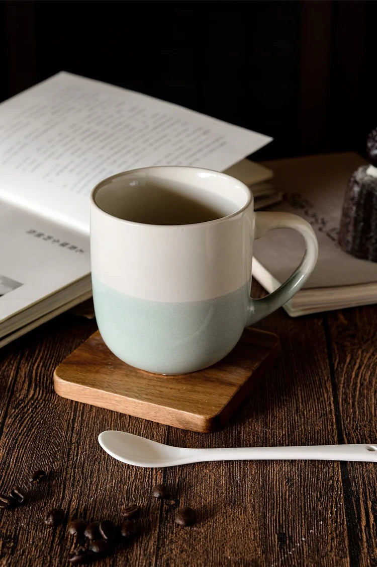 Simple Ceramic Coffee Mug Creative Color Collision Water Cup Home  Color Glaze Ceramic Cup Three Decades Home Goods