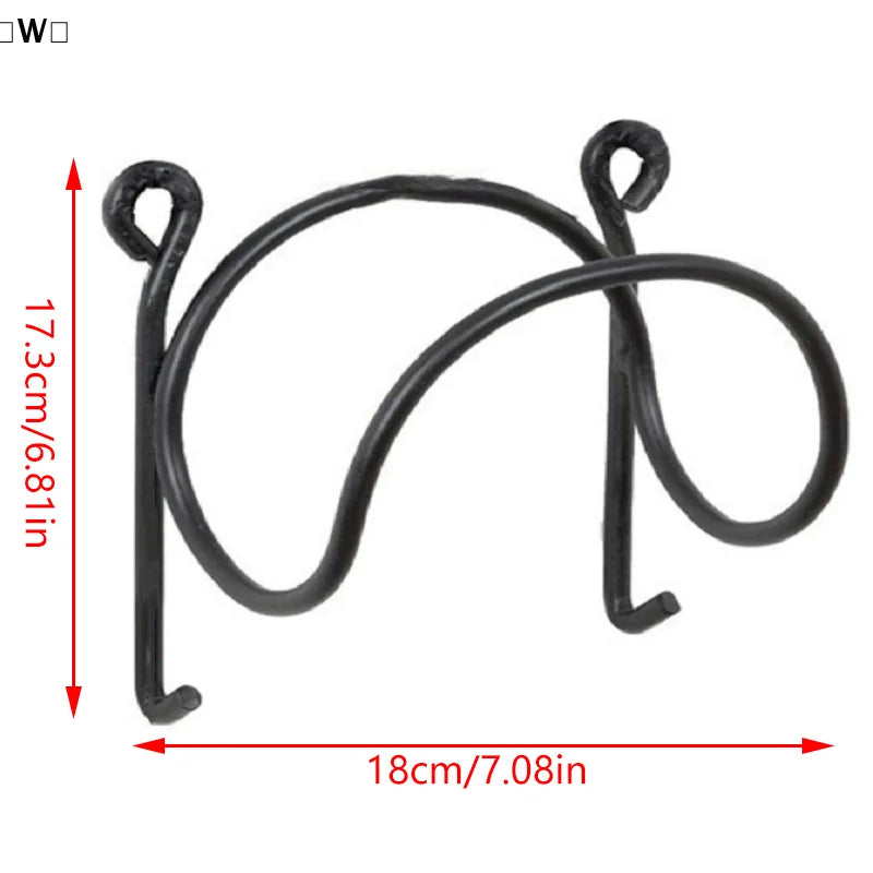 〔W〕Wrought Iron Metal Towel Rack For Bathroom Wall Decor, Curved Finish Bathroom Organizer〔Winter1〕