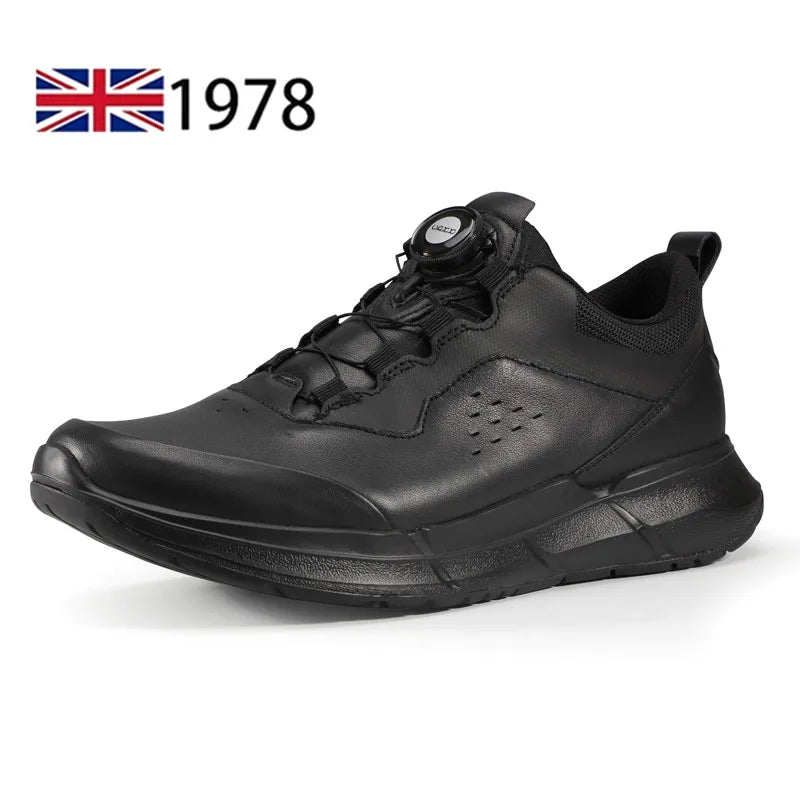 New Men's Shoes Genuine Leather  Fashion Low-top Men's Casual Trendy Shoes Running Sports
