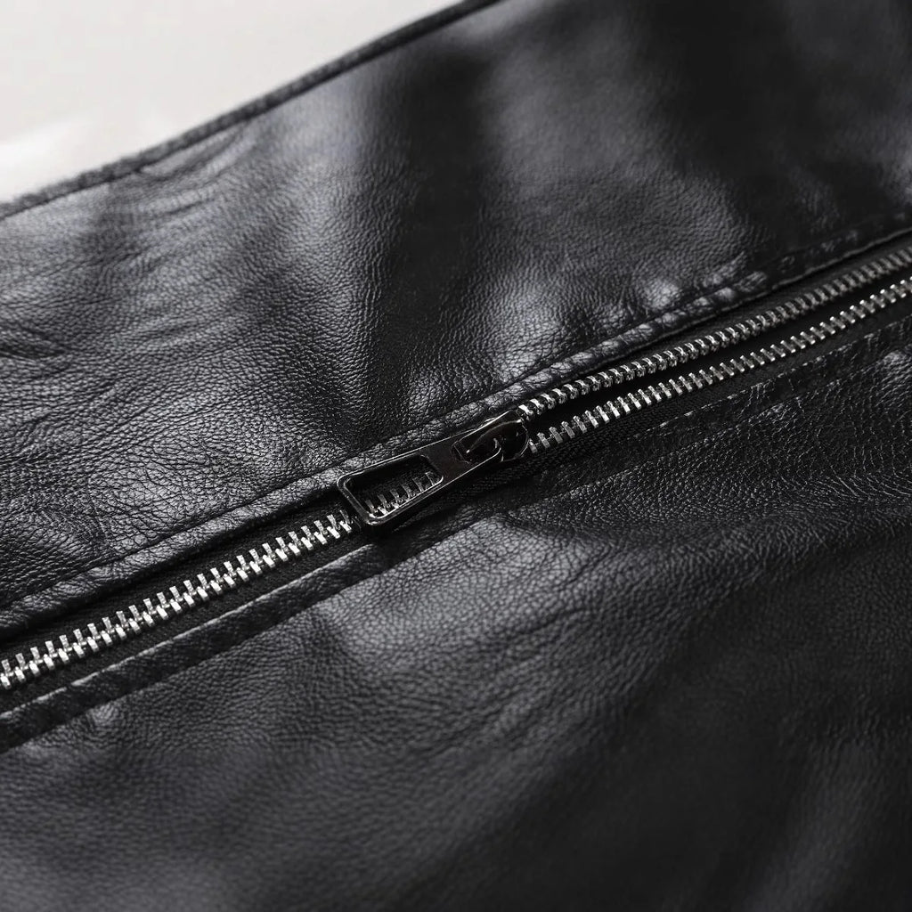 Motorcycle Jacket 2025 New Korean Style Jacket Men's Leather Jacket Jacket Men's Slim Fit Motorcycle Suit Men's Windproof Jacket