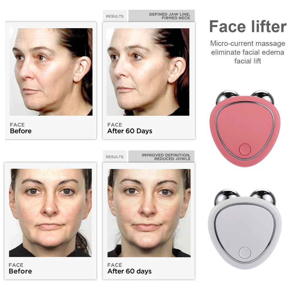 Facial Massager For Face Massager Face Lifting Microcurrent Roller Massager Facial Microcurrent Device Massage Face Lift Machine