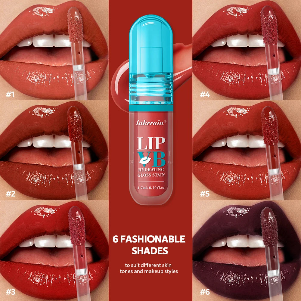 Lip IV Glossy Hydrating Lip Stain Instant Shine Long Lasting Moisture Nourishes Soothes Dry Lips Suitable For All Skin Makeup