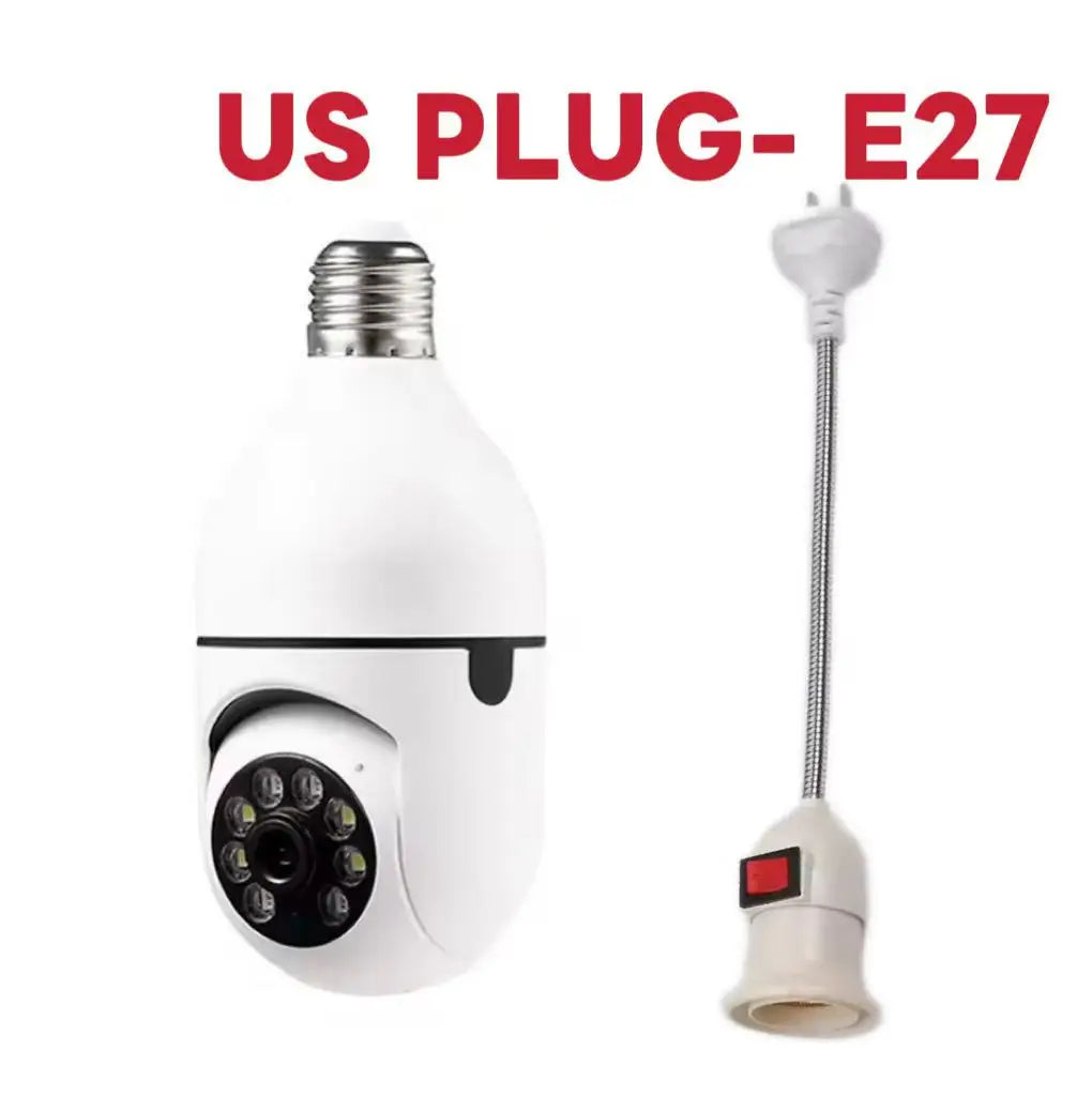 Smart Wireless Security Camera 2.4GHz WiFi, Plug & Play No Installation, Indoor Outdoor, Pet Monitoring for Home Travel Rental,