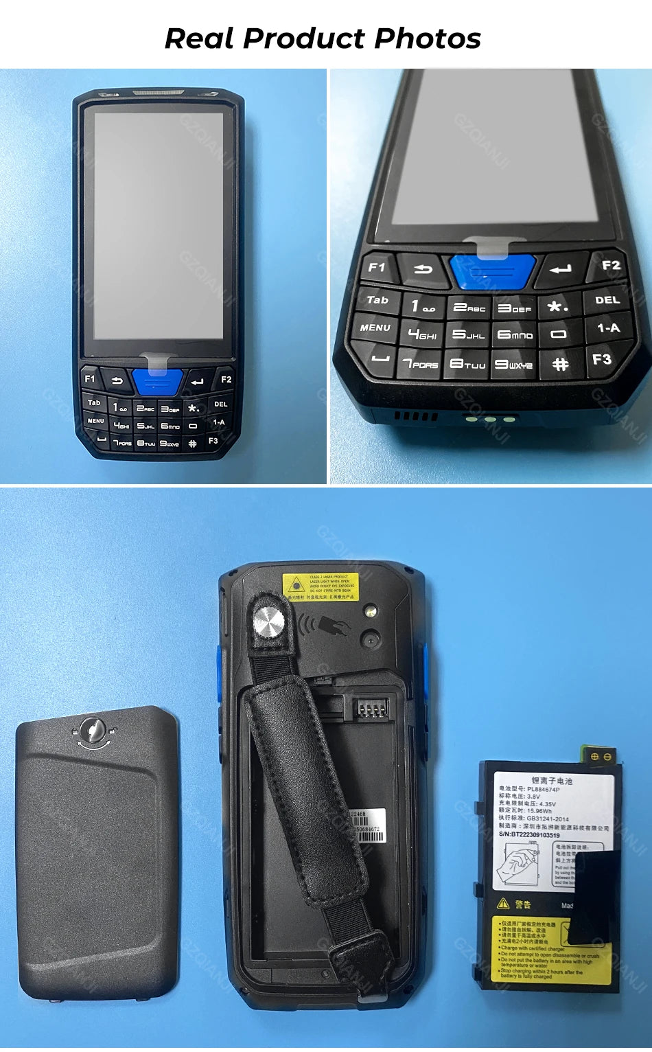 Android 13 PDA Rugged Handheld Terminal PDA Data Collector Honeywell 1D 2D QR Barcode Scanner Inventory Wireless 4G GPS POS PDA