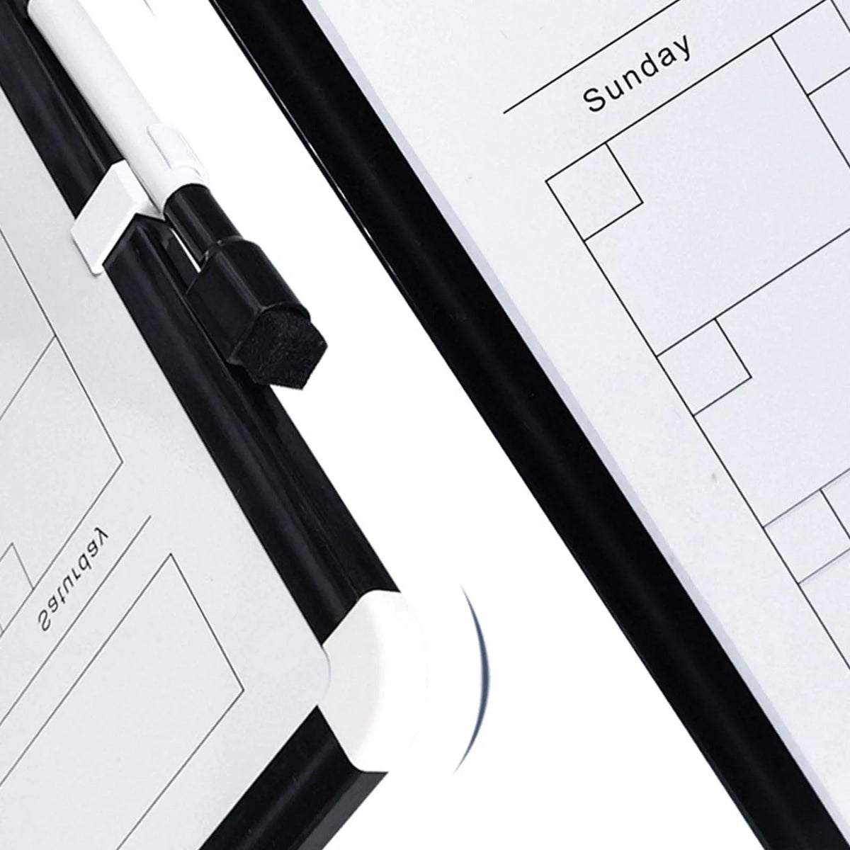 Monthly Calendar Dry Erase Whiteboard Replacement Lightweight Versatile Magnetic Calendar White Board Easy To Write for Office