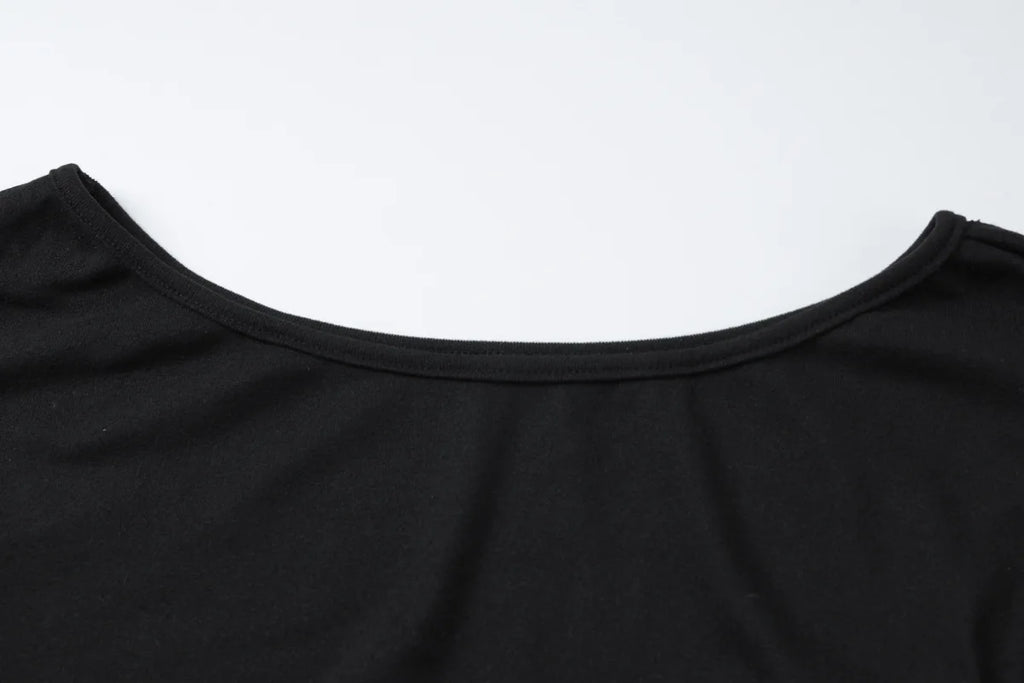 Women's Off-Shoulder Mini Dress Long Sleeve Oblique Neck Bodycon Sexy Short Fashion for Party Club Fall Winter