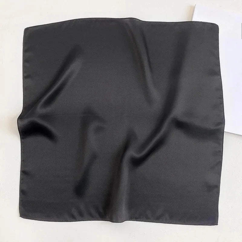 Nature Silk Neck Scarves Lady Foulard Lovely Strawberry Print 100% Real Silk Square Scarf for Women Bag Ribbon Hairband Kerchief