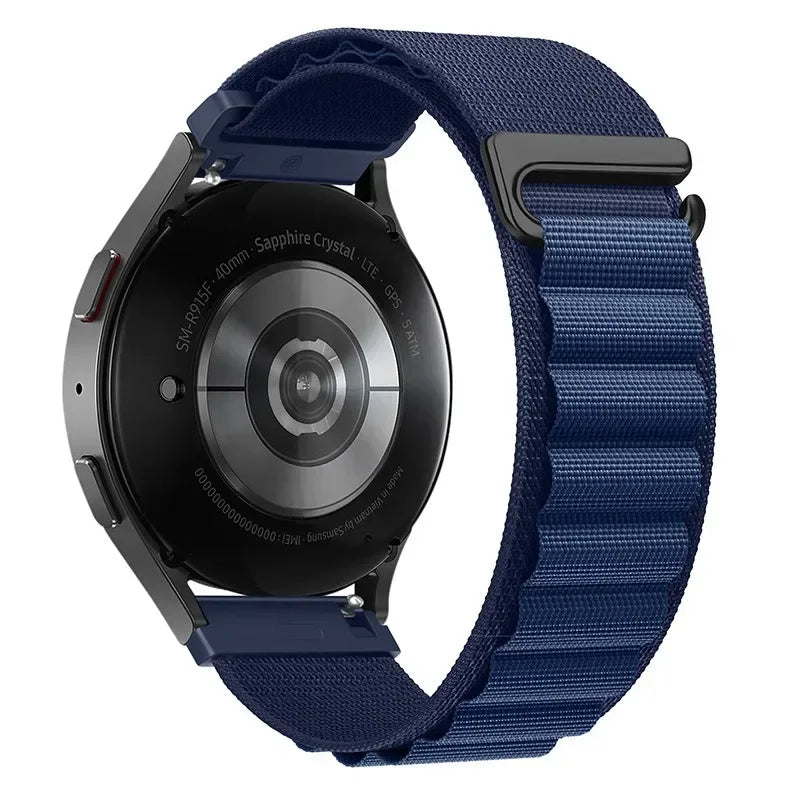 20mm 22mm Alpine Nylon Loop Band For Realme Watch 5/S/3 Oneplus Watch Lite/3/2/2R Comfortable Strap For Xiaomi Watch 5/S4-3-2-1