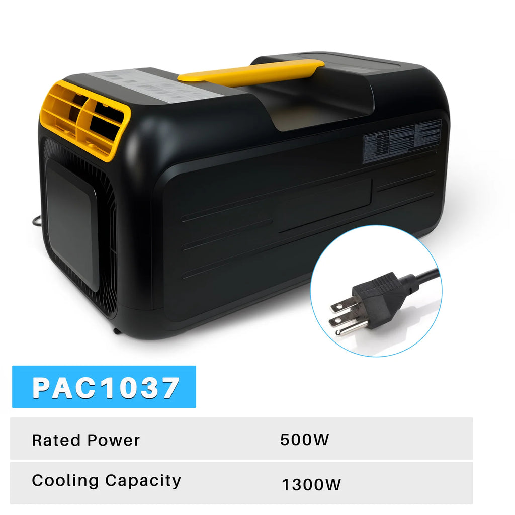 Portable Mini Tent Air Conditioner 220V/110V Camping AC for Outdoor Indoor Car SUV RV Camper & Motorhome Compact Cooling Unit