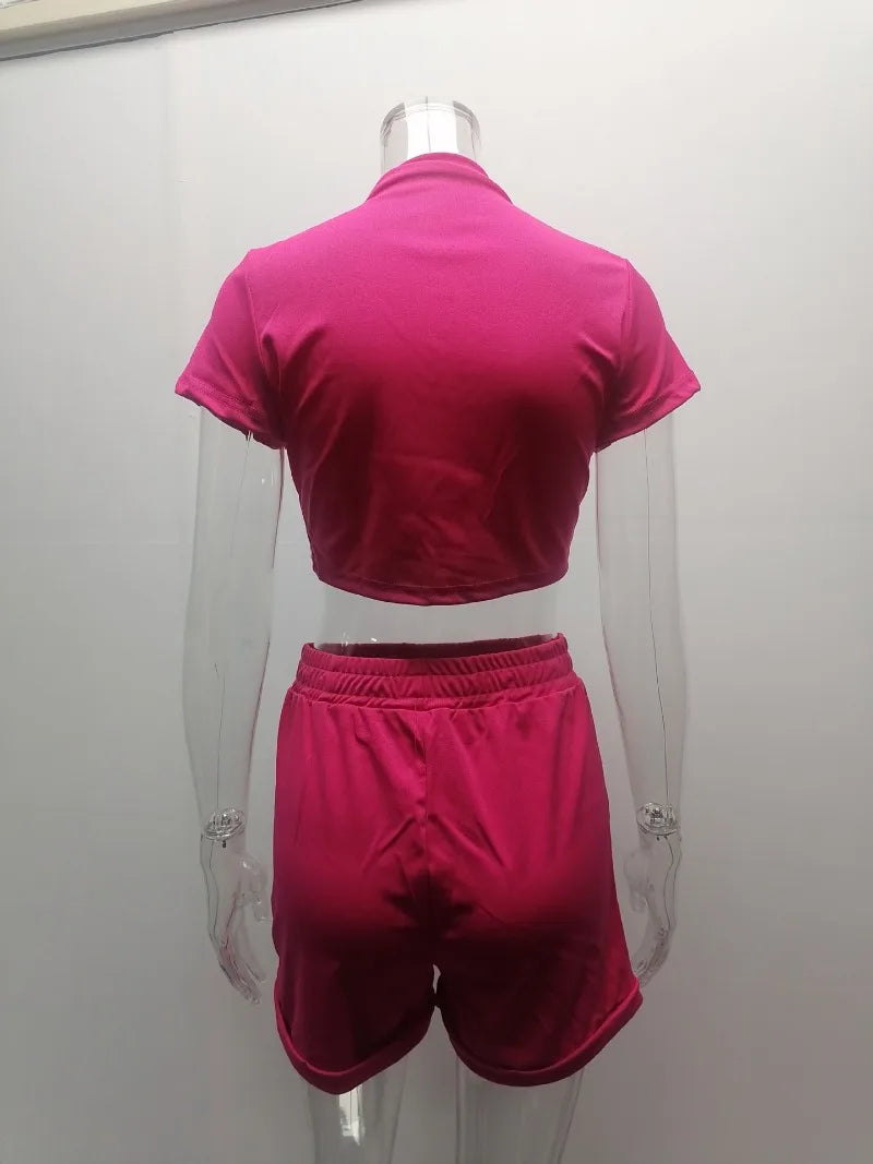 Two Piece Sets for Women 2026 Summer Short Lounge Short Sets Sweatsuit with Pocket Beach Vacation Outfits Sweatsuits Tracksuit