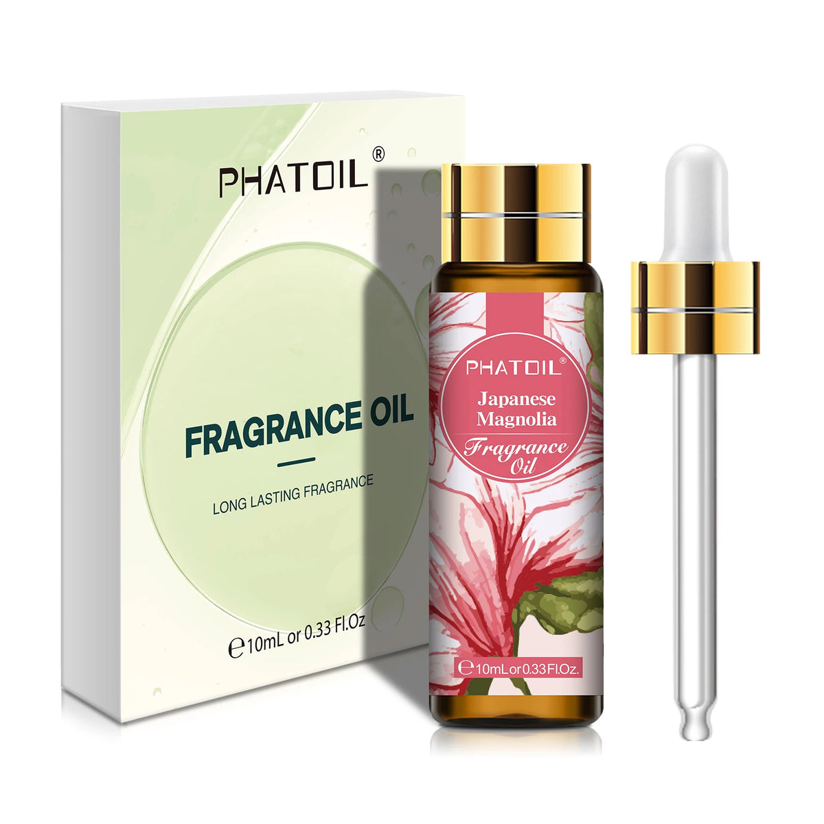 PHATOIL 10ml Fragrance Oil with Dropper White Musk Bubble Gum Sea Breeze Vanilla & Coconut  Coffee Aromatherapy Fragrance Oils