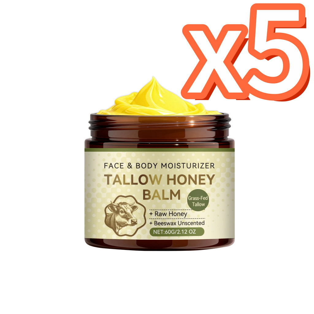 Whipped Beef Tallow Honey Balm Lock Moisture Nourish Repair Facial Skin Enhance Elasticity Soften Rough Skins Face Moisturizer