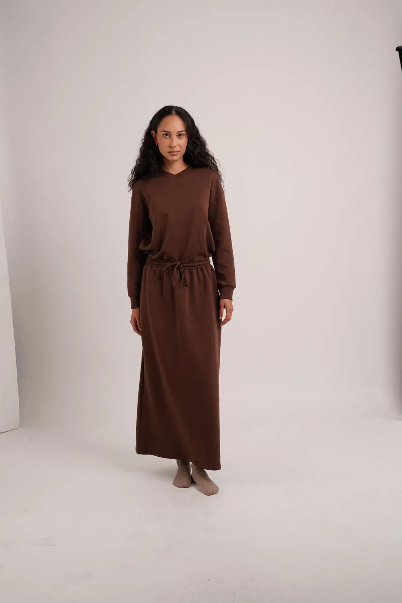 AS AW26 woman oversize sportswear + Skirt set  casual woman clothes