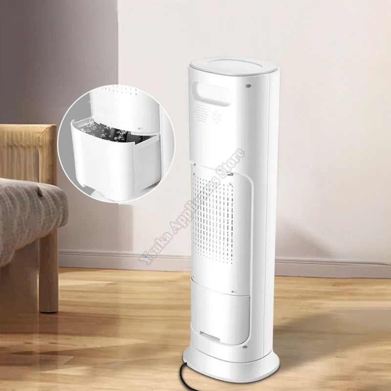 Air Conditioner Fan Humidifying Portable Warm Heating Water Ice Addition Rapid Dual Function Heating Cooling Air Conditioner