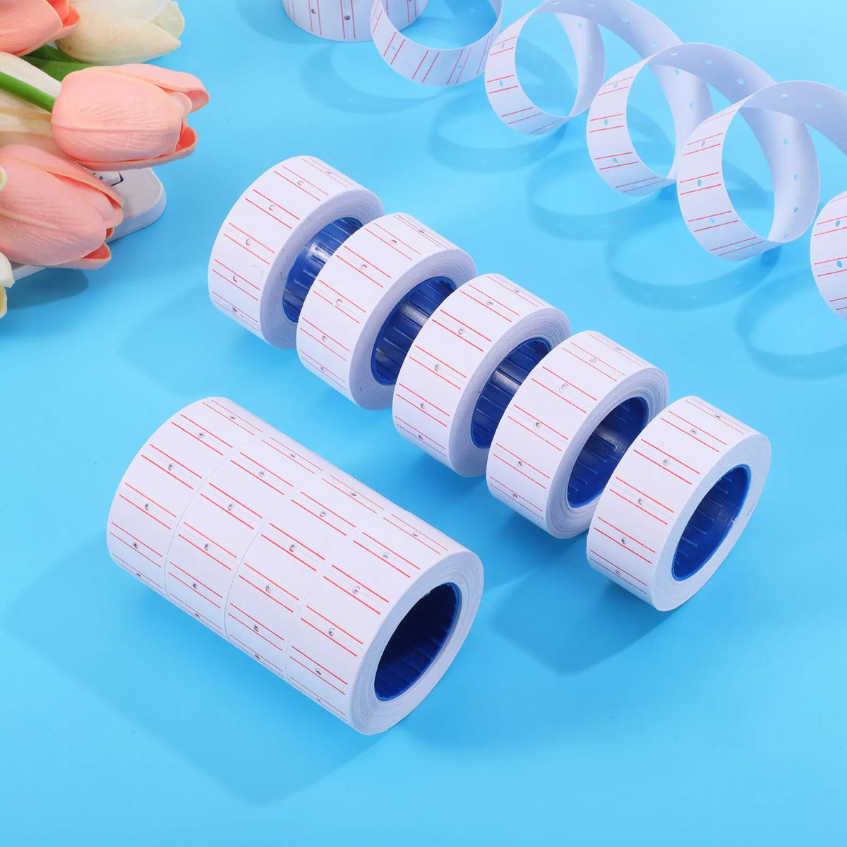 10 Rolls Sticker Number Color Thermal Small Jewelry Price Tags Label Printer Paper Marking Labels Decal