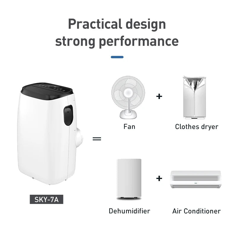 Mobile Air Conditioner, Single-cooled, Small Vertical, Household Portable