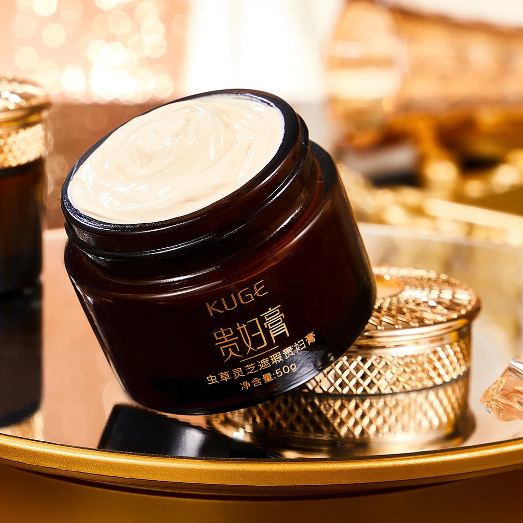 Kuge Cordyceps Lingzhi concealer Lady Cream, Clear, Moisturizing and Moisturizing face cream