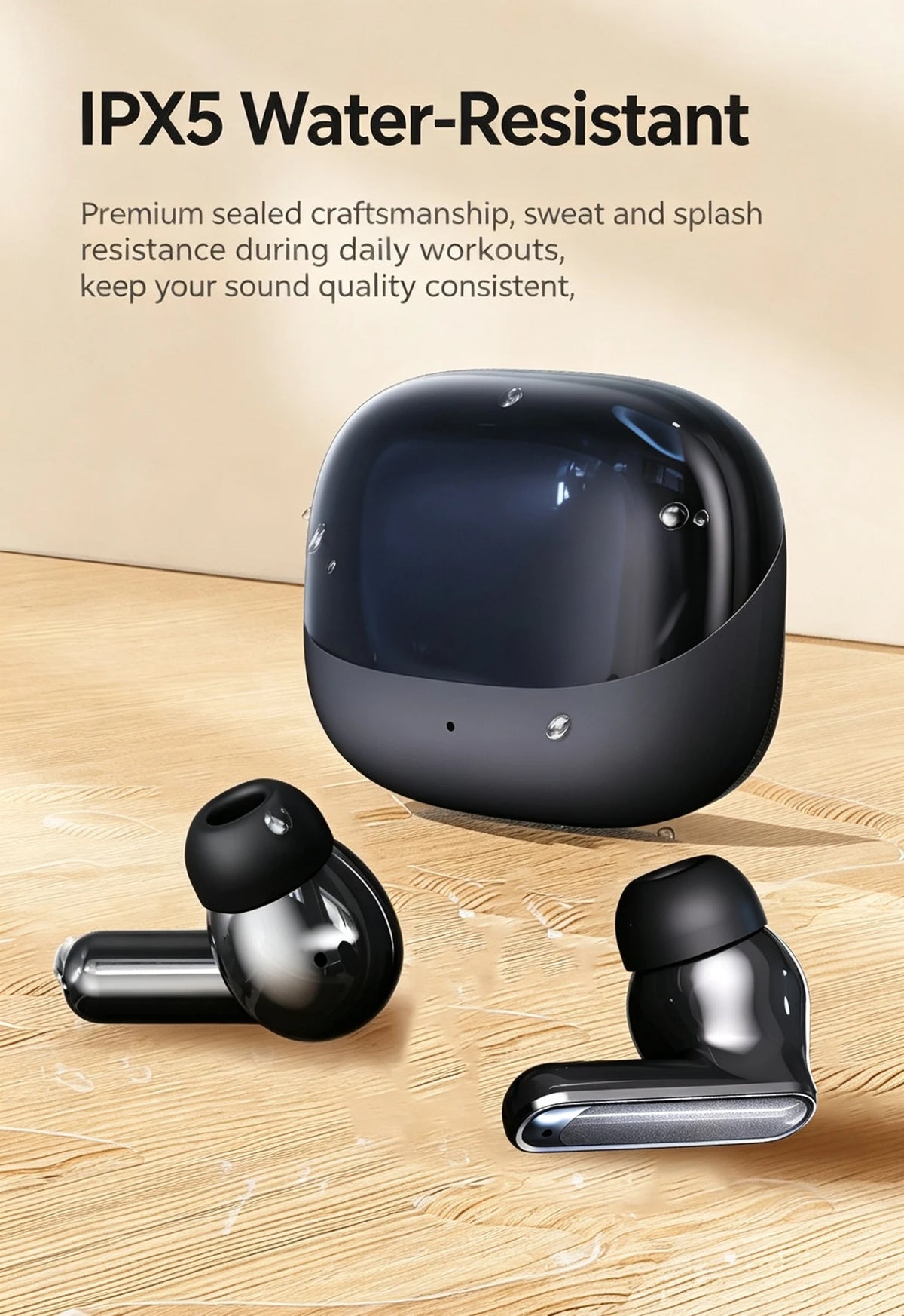 KC-902  Bluetooth V6.0 Earphones TWS in-Ear Wireless Headphones AI Translator Earbuds comfortable Ultra-light Earbuds