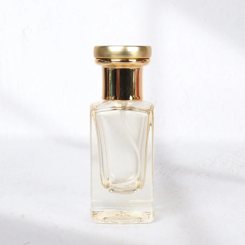 Men Women Perfume Refillable Bottle Fragrance Cosmetic Packaging Square Glass Spray Bottle For Travel Accessories