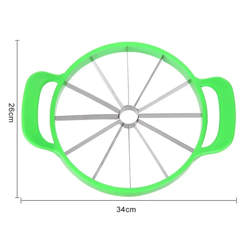 KONI Watermelon Slicer Cutter Stainless Steel Creative Windmill Shape Large Size Convenient Fruit Dividers Kitchen Gadgets Items