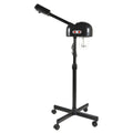 750ml Ozone Facial Steamer Height Adjustable Sprayer 360° Rotatable Movable Skin Care Equipment for Salon Beauty Spa White/Black