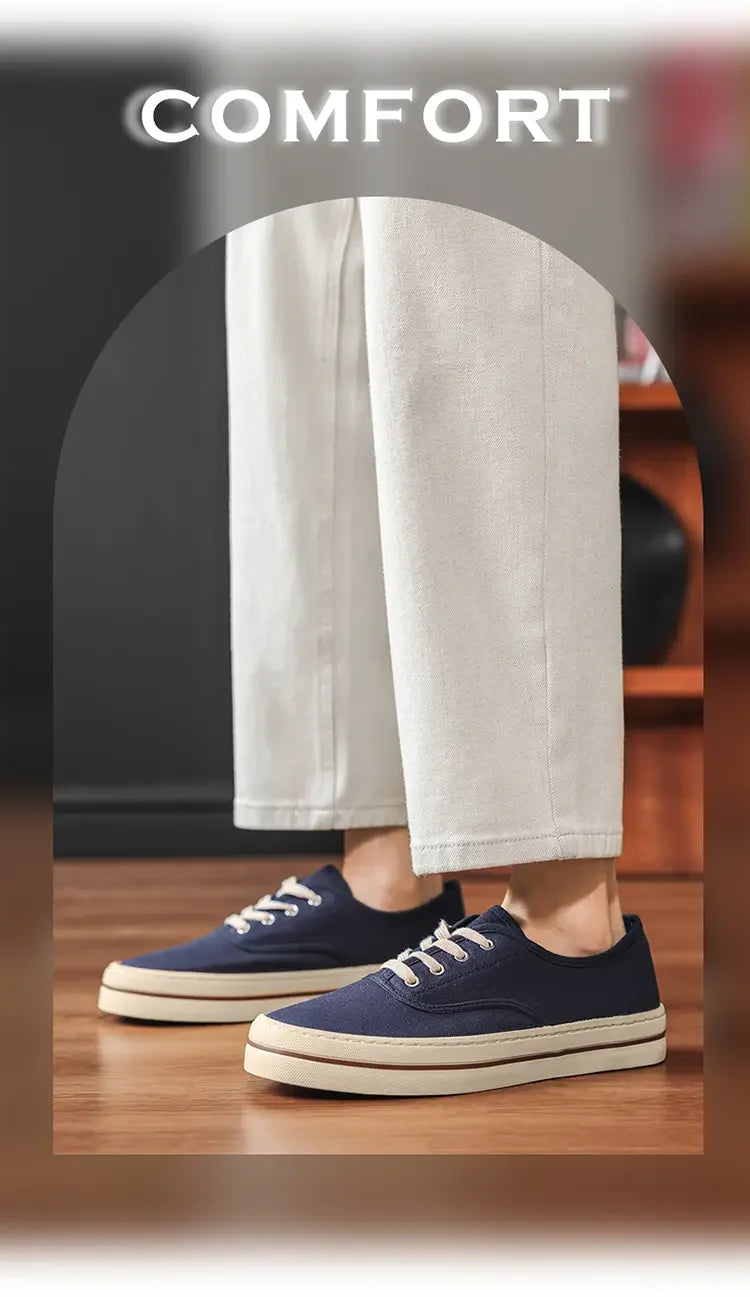 YUYIN 2026 New Men Vulcanized Canvas Shoes Sneakers Comfort Light Student Trendy Casual Male Daily Outdoor Walking Footwear