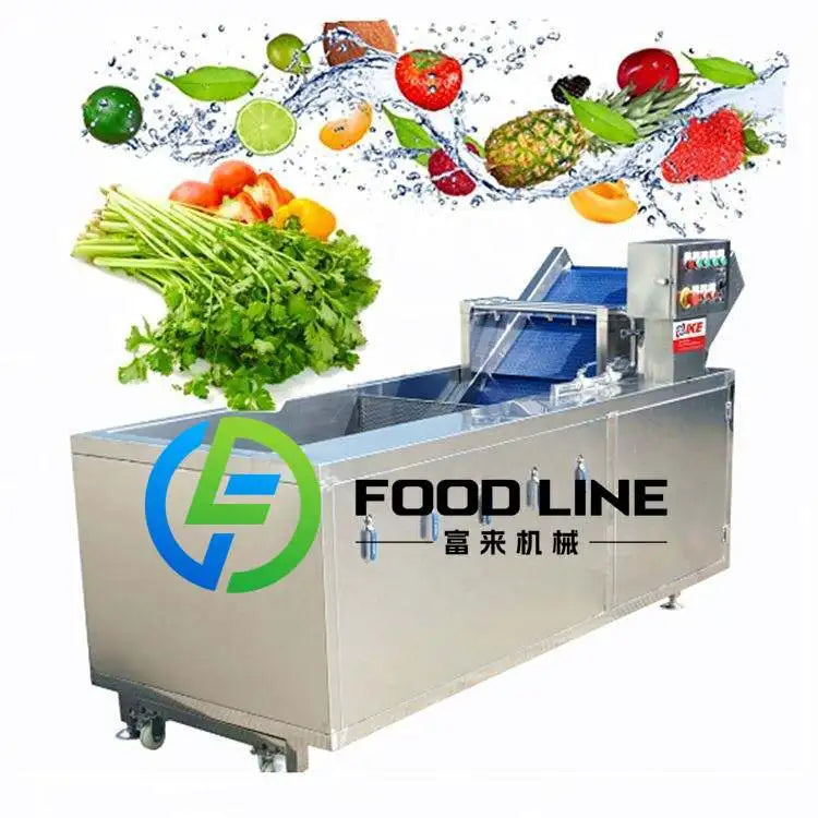 Automatic Sweet Potato Onion Tomato Cleaning Washer Lemon Peanut mango Strawberry Fruit Vegetable air Bubble Washing Machine