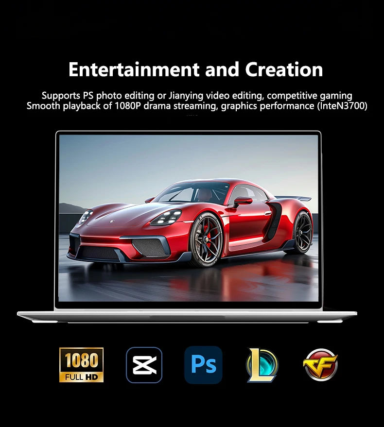 new 14.1" Intel 6500Y laptop 32GB RAM 1TB/2TB SSD 1920x1080 Portable laptops Windows 11 Pro Office Gaming Notebook computer 2026
