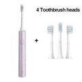 Mijia Sonic Electric Toothbrush T302 3colors 4 Brush Heads IPX8 Water Proof 360° Wireless Charging 4 Modes Cleaning Teeth