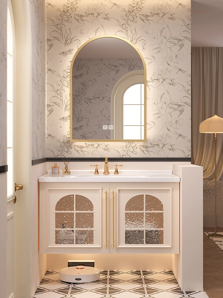 Storage Drawers Bathroom Cabinet Interior Dividers Mirror White Bathroom Cabinet Shelving Modern Badkamer Meubel Accessories