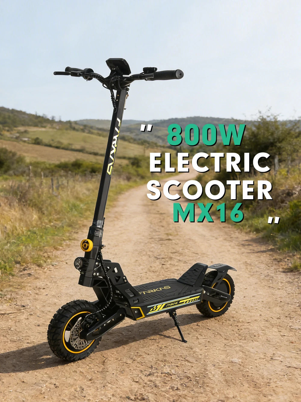 Mankeel MX16 Electric Scooter 48V 20.8Ah 45km/h Max Speed Foldable Escooter 10 Inch Tubeless Tire 800W Kick Scooter