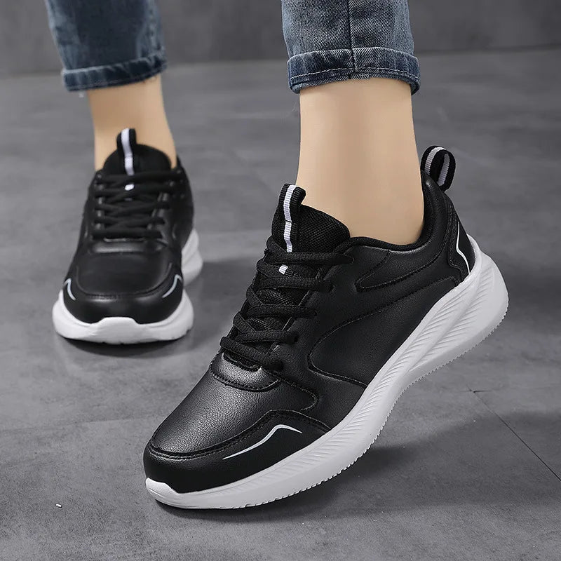 Denim Canvas Sneakers Women Slip On Light Blue Retro Skull Platform High Top Sneakers Ladies 2025 Spring Vulcanized Shoes Woman